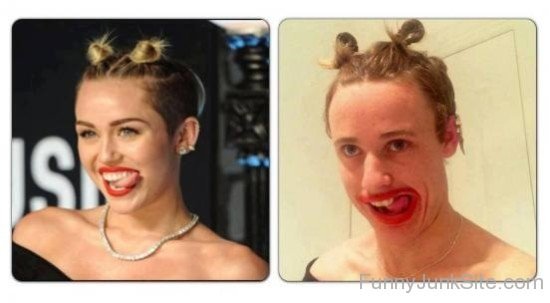 Funny Miley Cyrus Face