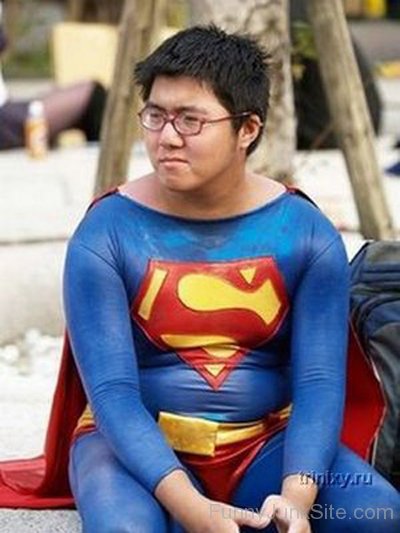 Funny Superman Kid