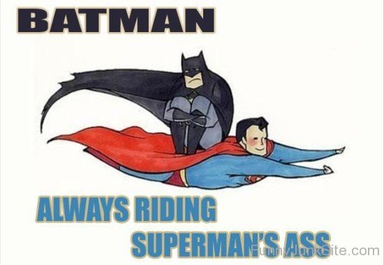 Funny Superman With Batman