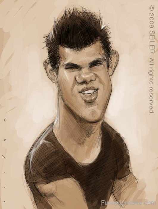 Funny Taylor Lautner Sketch