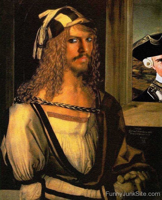Jack Sparrow In Durer Paintng