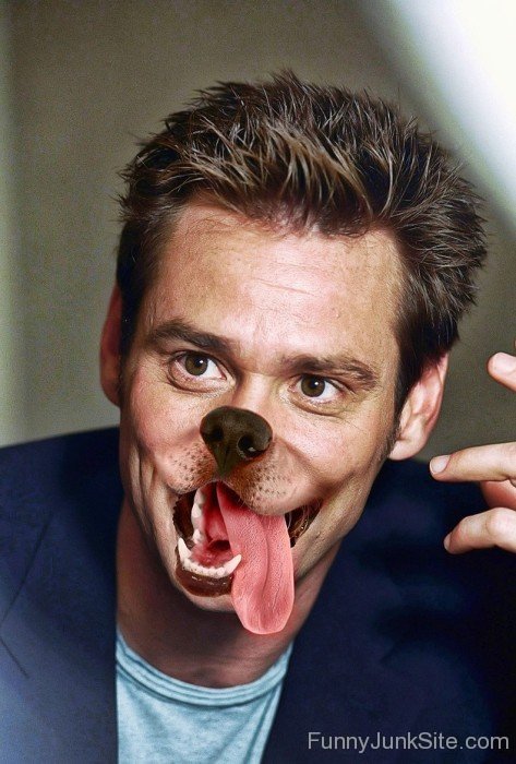 Jim Carrey Dog Face