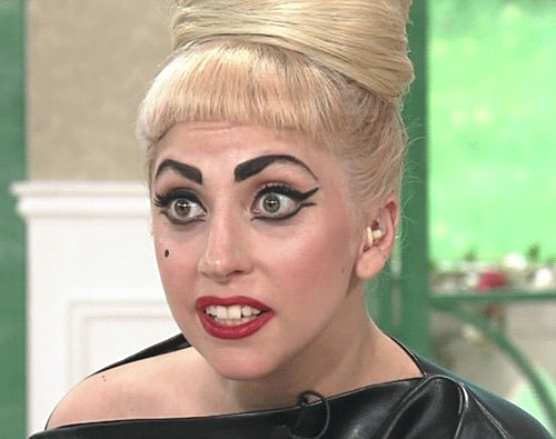 Lady Gaga Funny Eyes