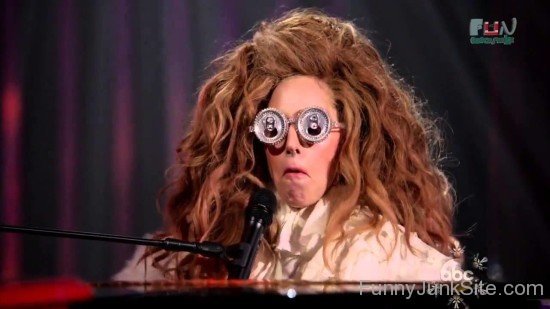 Lady Gaga Funny Goggle