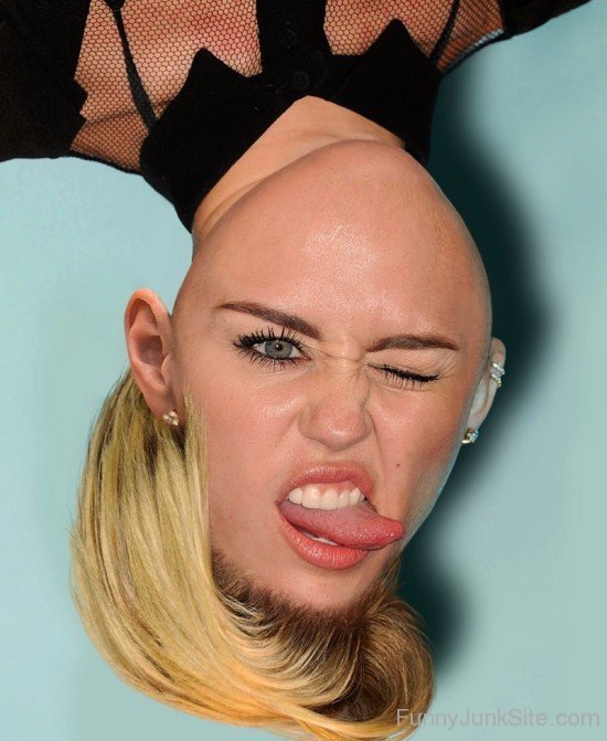 Miley Cyrus Upside Down