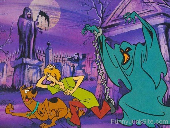 Scooby Doo And Funny Gost
