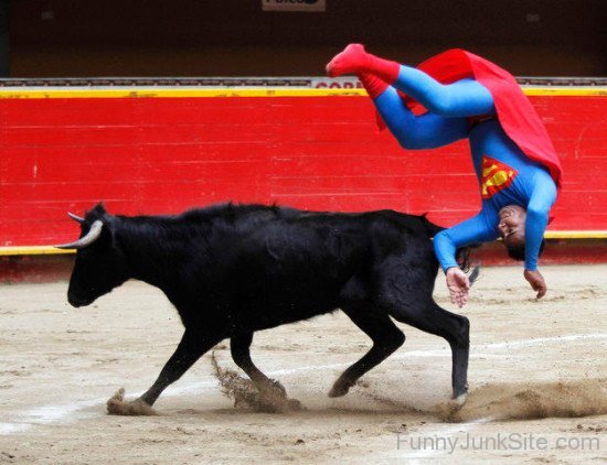 Superman Funny Photo