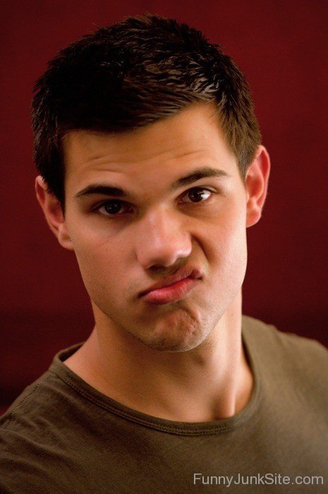 Taylor Lautner Face Fun
