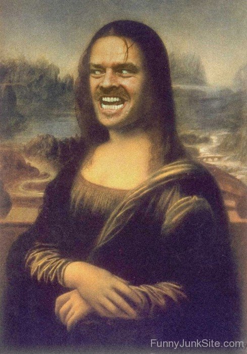 Laughing Mona Lisa