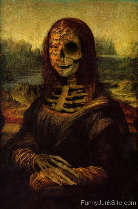 Mona Lisa Funny Skull