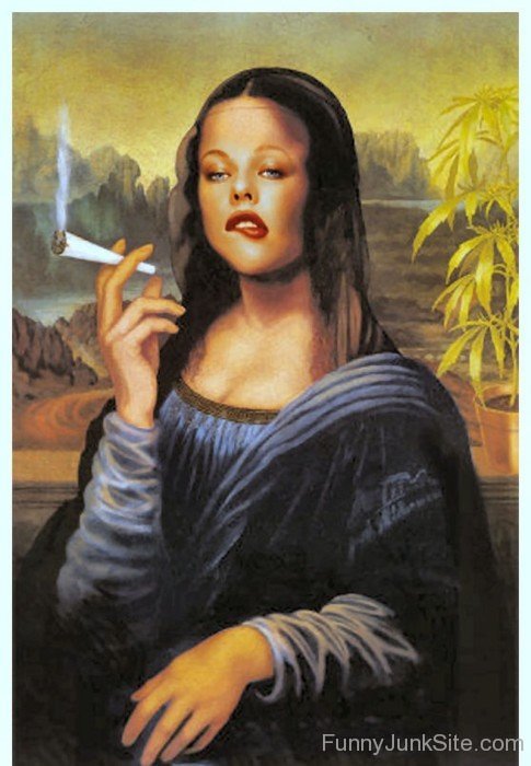 Mona Lisa Smoking