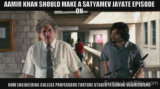 Aamir Make Episode On College Professors
