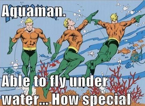 Aquaman Able To Fly Under Water