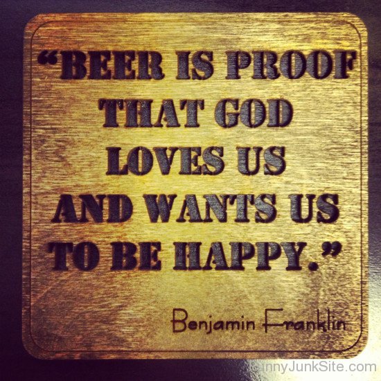 Beer Is Proof