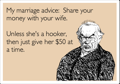 Share Your Money With Your Wife