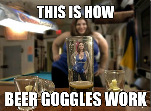 This Is How Beer Goggles Work