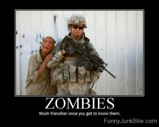 Zombies Much Friendlier