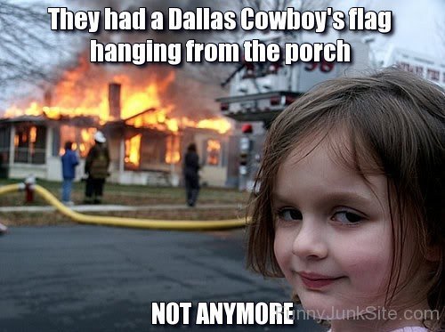 They Had A Dallas Cowboy's Flag-pol730