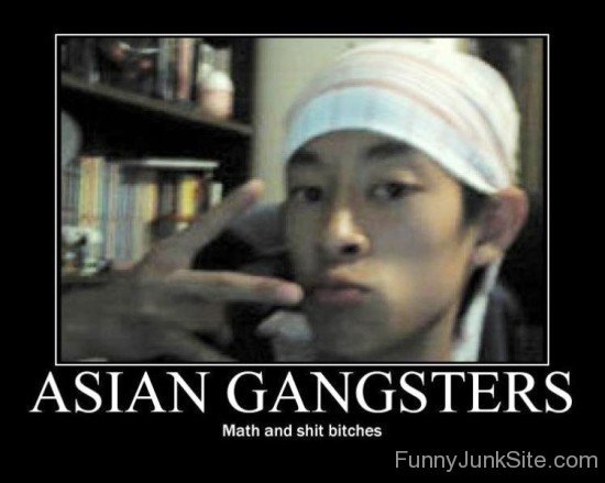 Asian Gangsters Math And Shit Bitches-wm401