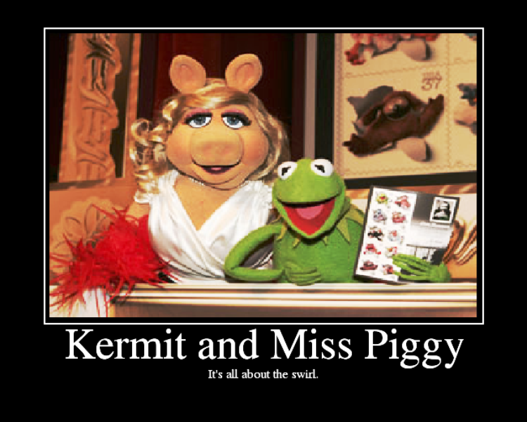 Kermit And Miss Piggy.