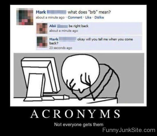 Acronyms Not Everyone