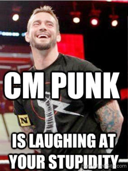 CM Punk Is Laughing-ujt404