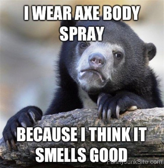 I Wear Axe Body Spray-uvr413