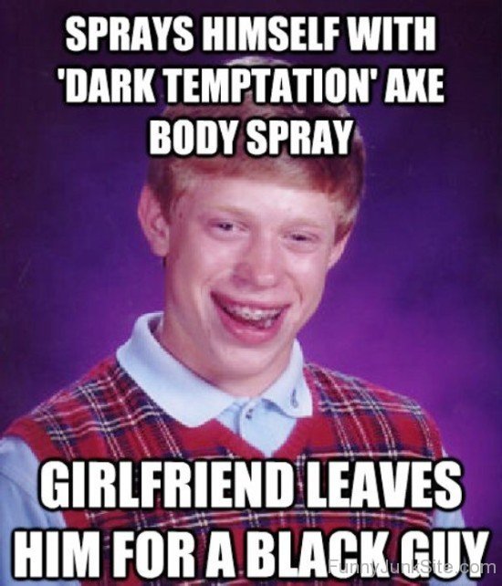 Sprays Himself With Dark Temptation-uvr420