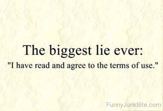 The Biggest Lie Ever