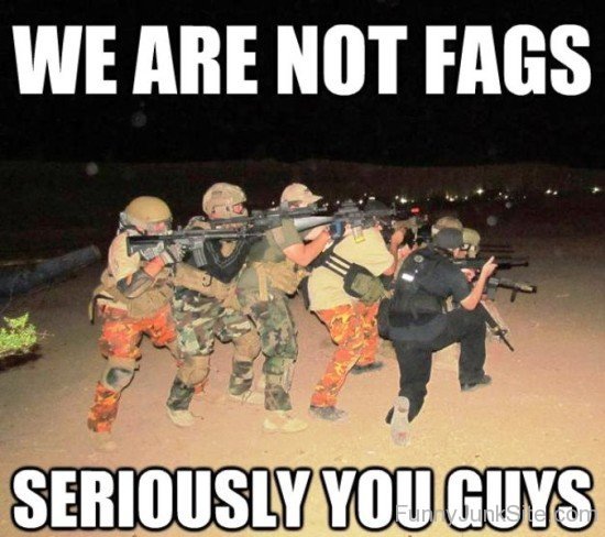 Funny Airsoft Pictures » We Are Not Fags