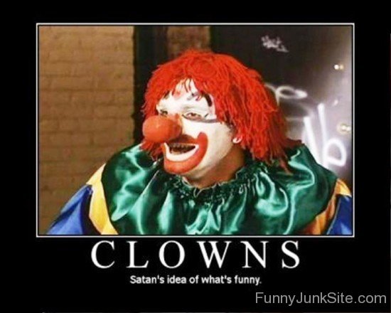 Clowns Satan's Idea Of What's Funny-tfj704