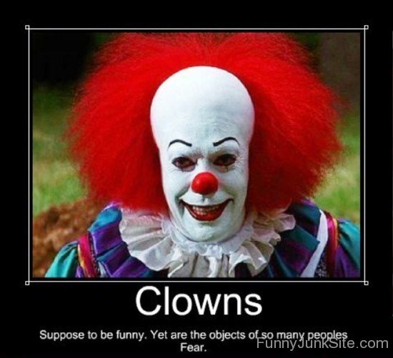 Clowns Suppose To Be Funny-tfj705