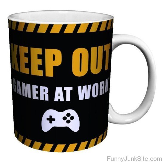 Keep Out Gamer At Work-uny5095