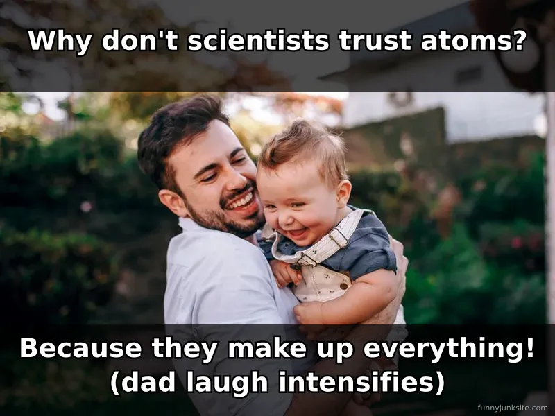 Dad joke meme with classic pun, funny corny joke for groan-worthy laughs