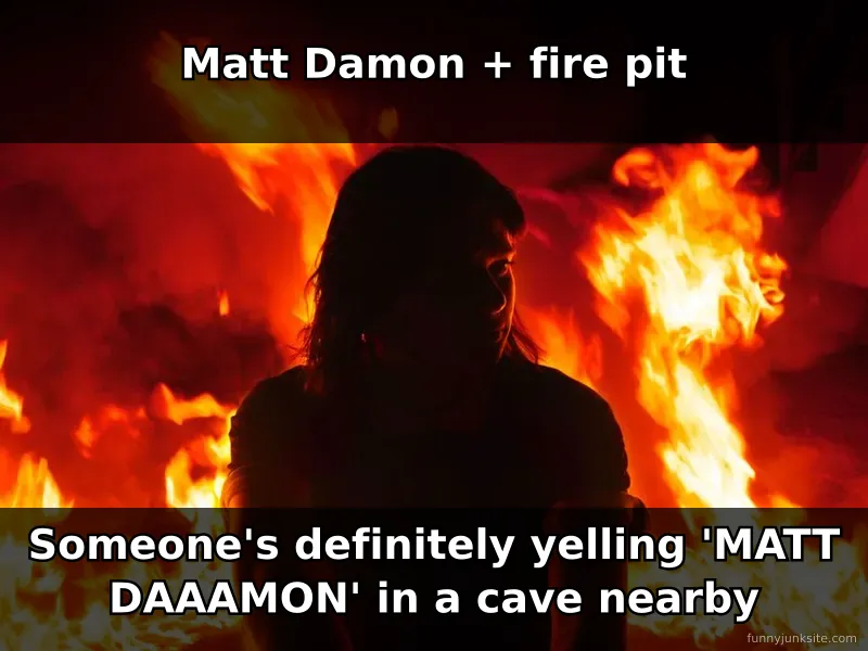 Funny meme about Matt Damon rescue references in pop culture
