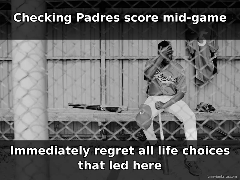 Meme of stunned baseball fan reacting to bad news, funny sports reaction image