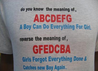 New Meaning Of ABCDEFG
